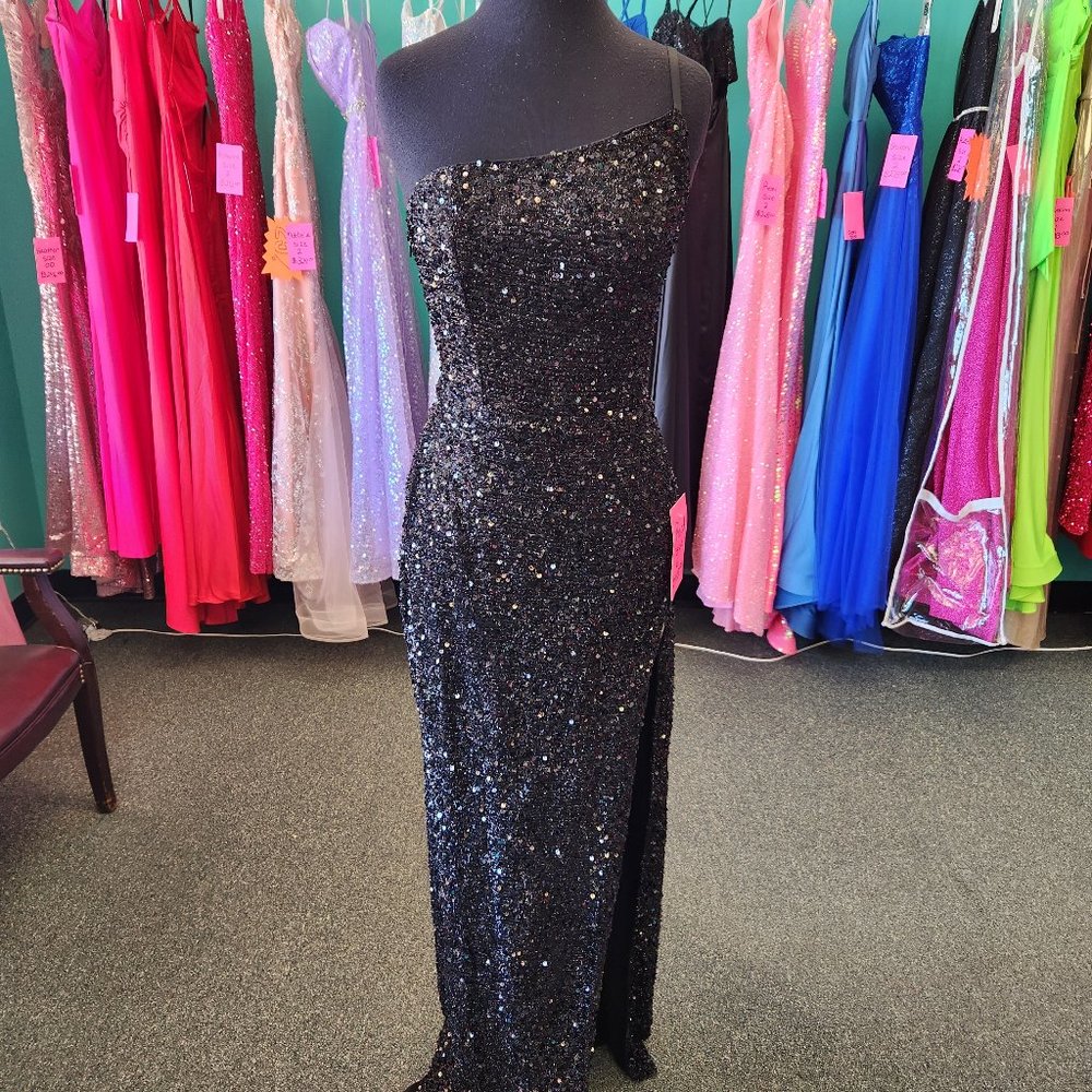 Prom Dress Reed 6187 Black Size 6 Party Formal/Evening Gown